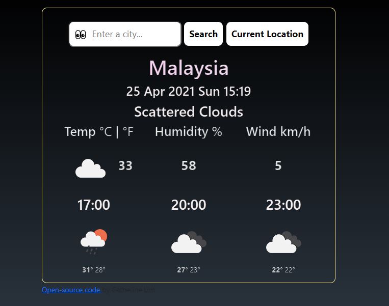 weather application